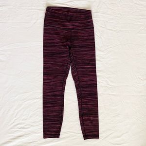 Maroon Lululemon Wunder Under 7/8 Legging